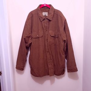 American Eagle Corduroy Y2k Vintage Shirt Jacket Mens ExtraLarge Distressed.